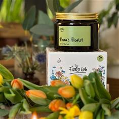 Flora&#39;s florist natural wax Scented candle