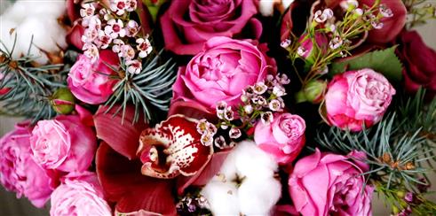 Florist’s choice bouquet, portrait